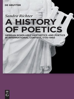 cover image of A History of Poetics